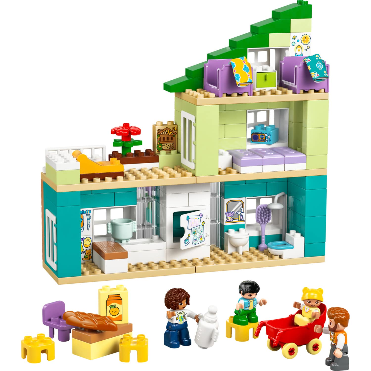 LEGO® 10470 3-in-1 Modern Family House with Figures - DUPLO®