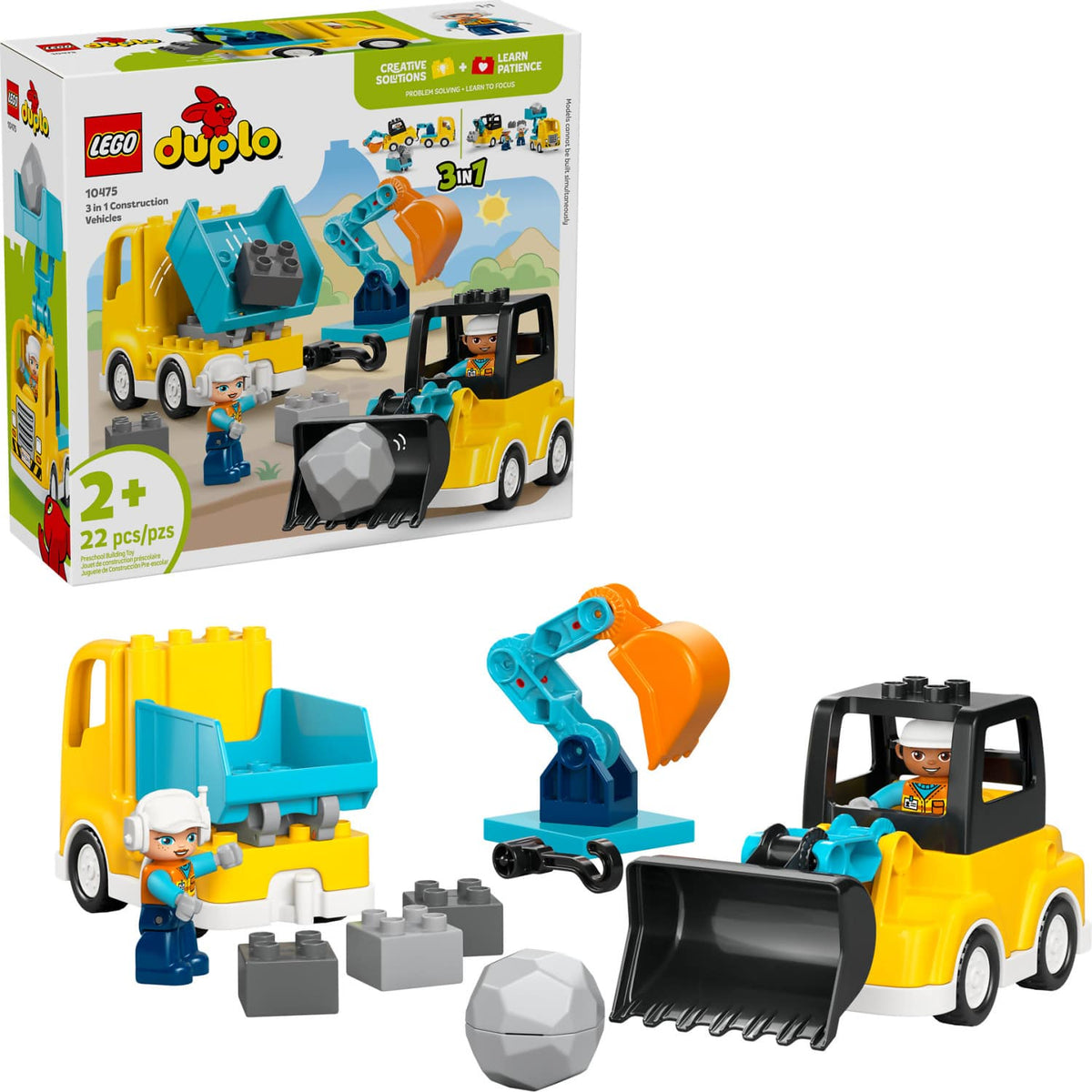 LEGO® 10475 3-in-1 Construction Vehicles - DUPLO®