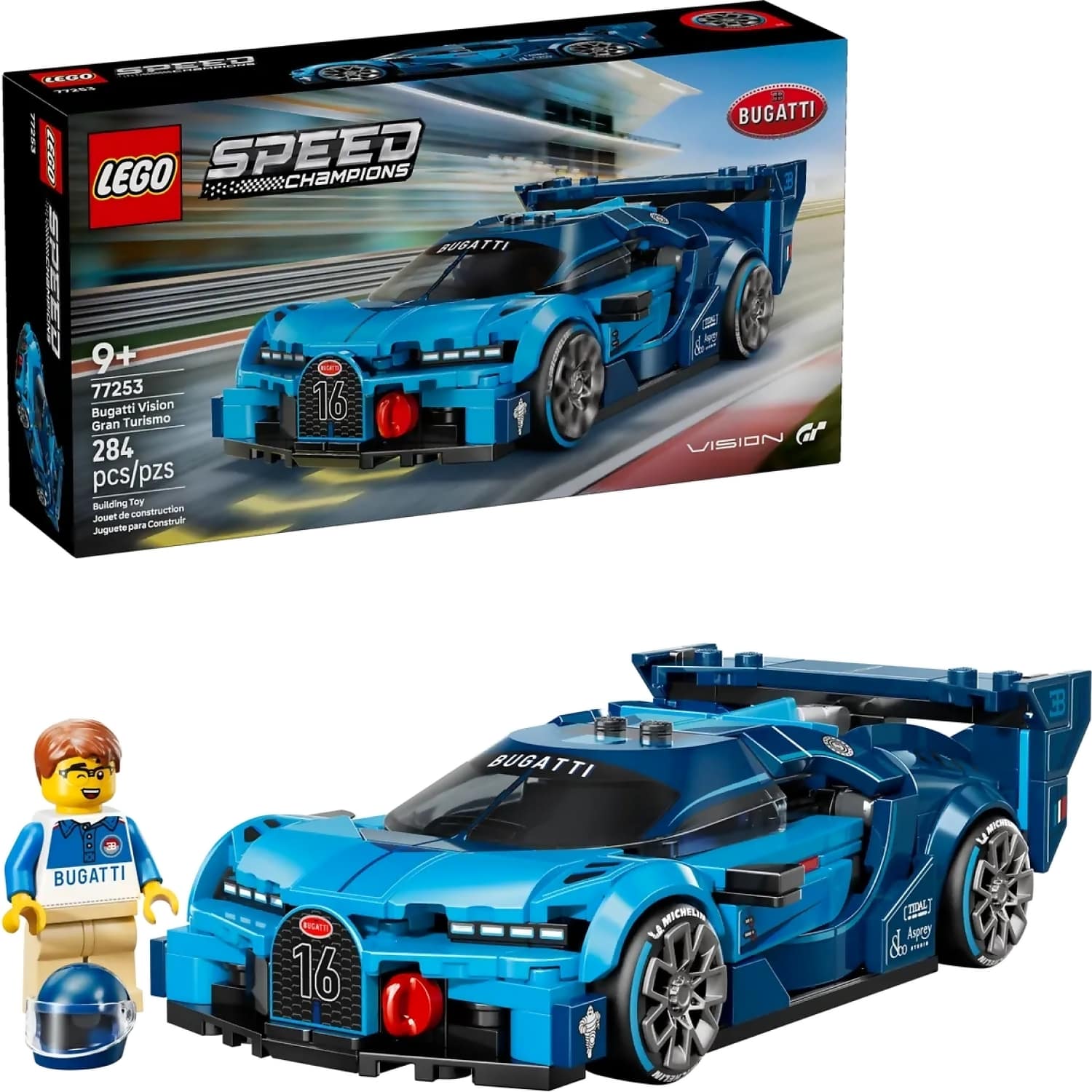 LEGO® 77253 Bugatti Vision GT Hyper Sports Car - Speed Champions