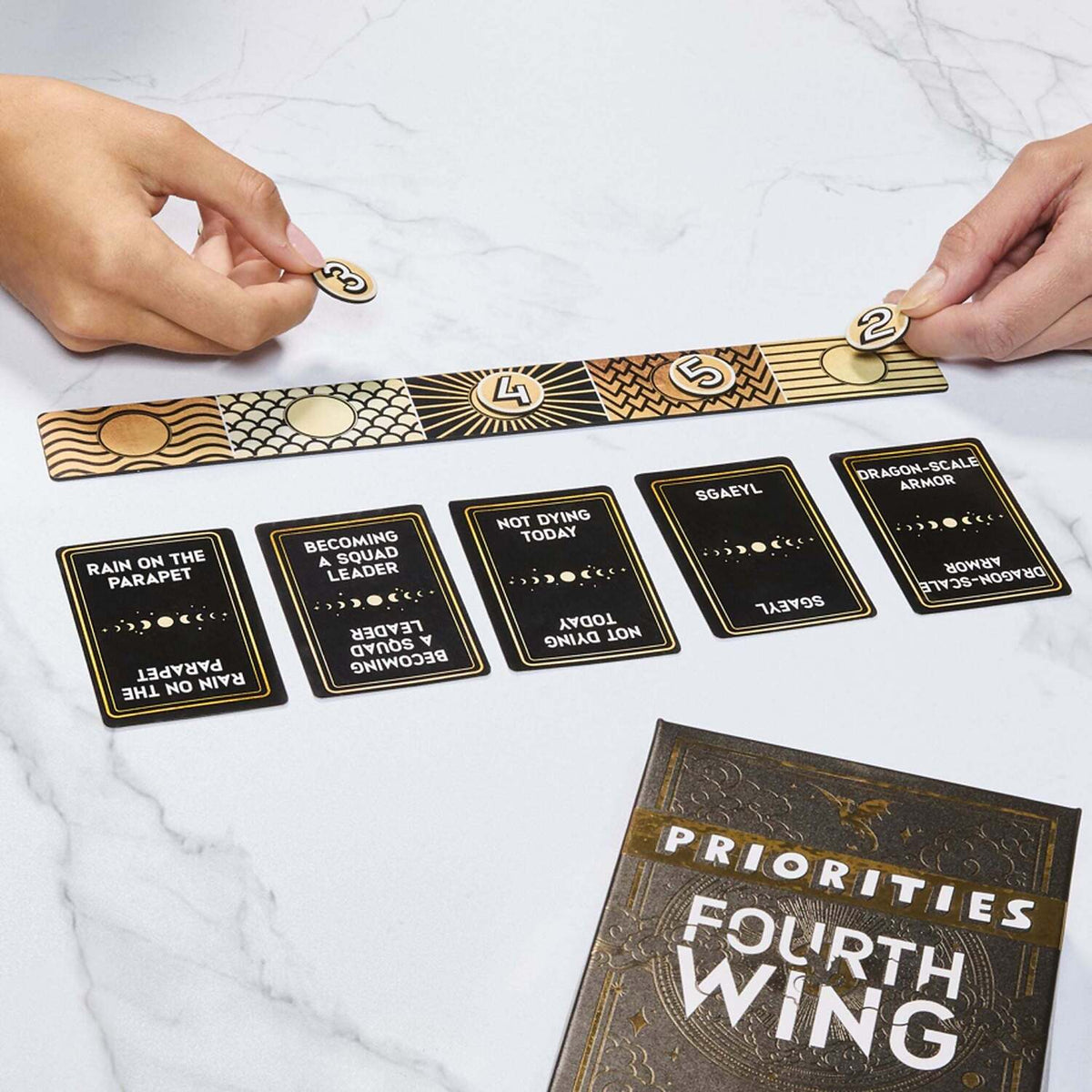 Hasbro Games - Priorities Fourth Wing Edition Card Game