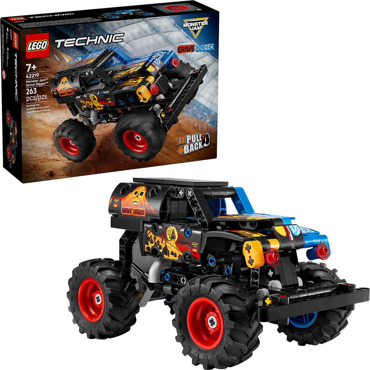 LEGO® 42219 Monster Jam Grave Digger Fire and Ice - Technic