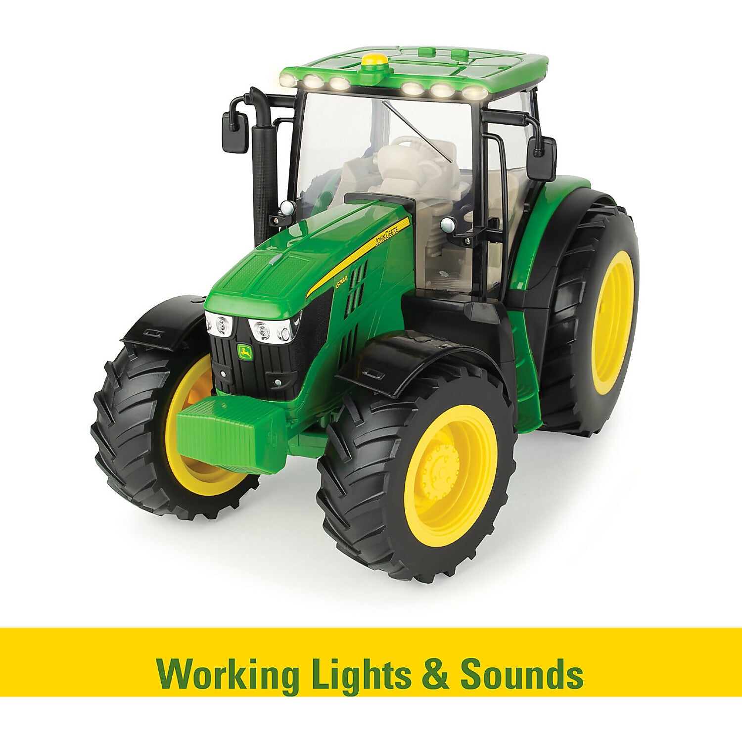 TOMY - John Deere 1:16 Big Farm 6210R Remote Control Tractor