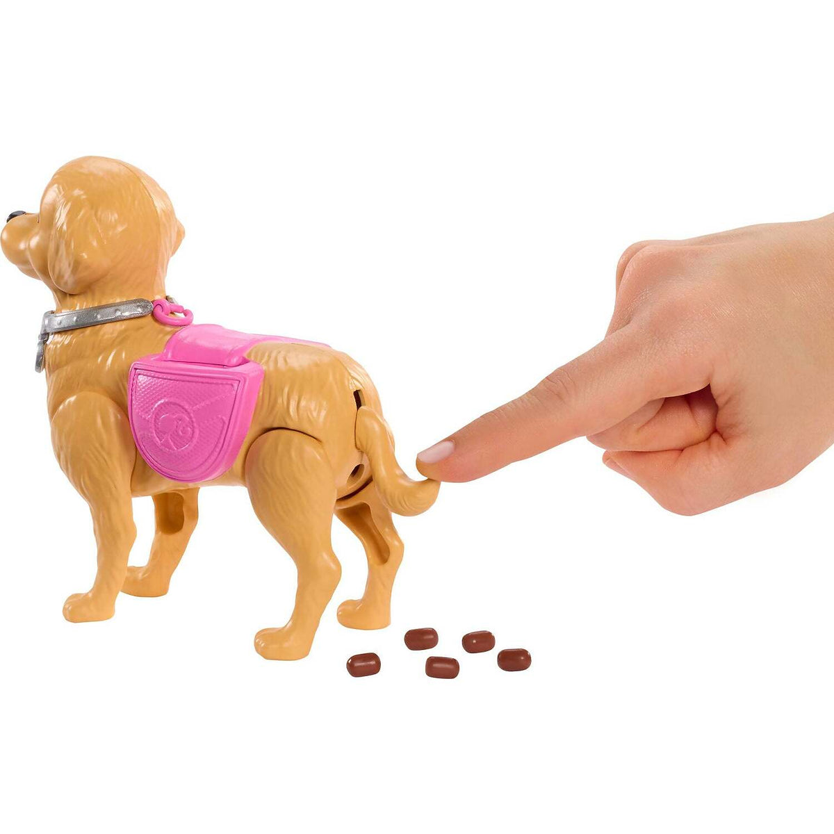 Barbie - Family & Friends Barbie Malibu Walk & Potty Puppy Doll - Mattel