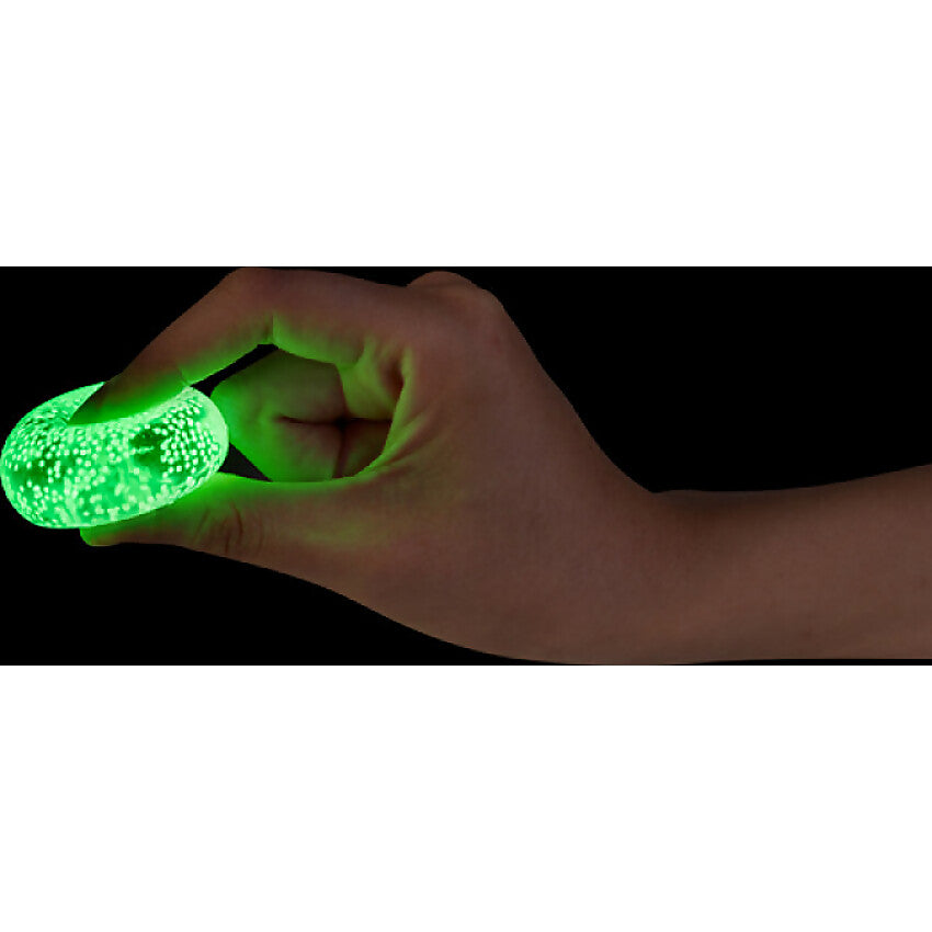 Smoosho's - Super Squeeze Glow in the Dark Mini Balls Set of 3 (Assorted Colours Chosen at Random)