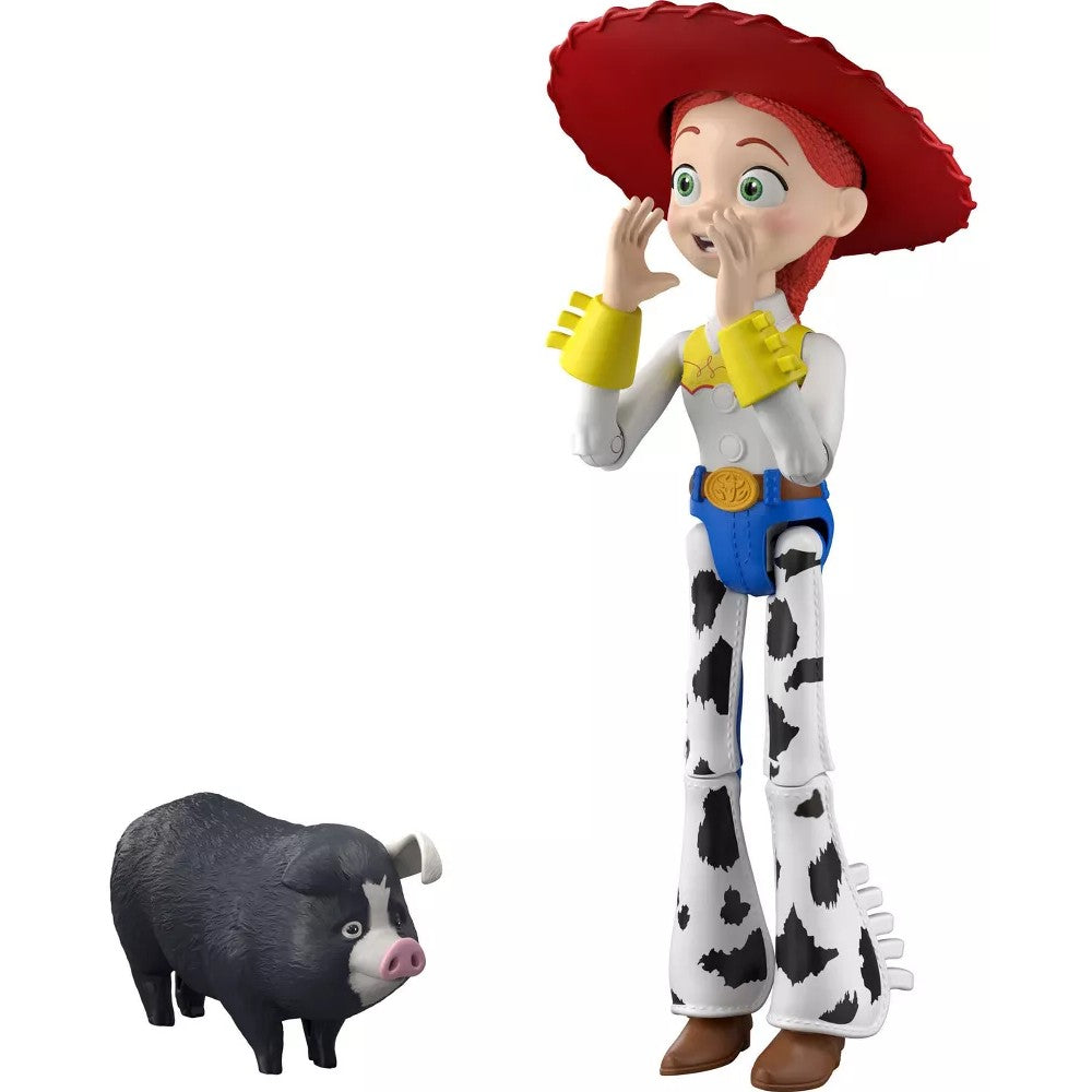 Disney Pixar - - Toy Story 5 Critter Talk Jessie 12 Inch Action Figure Toy & JD Pig - Mattel