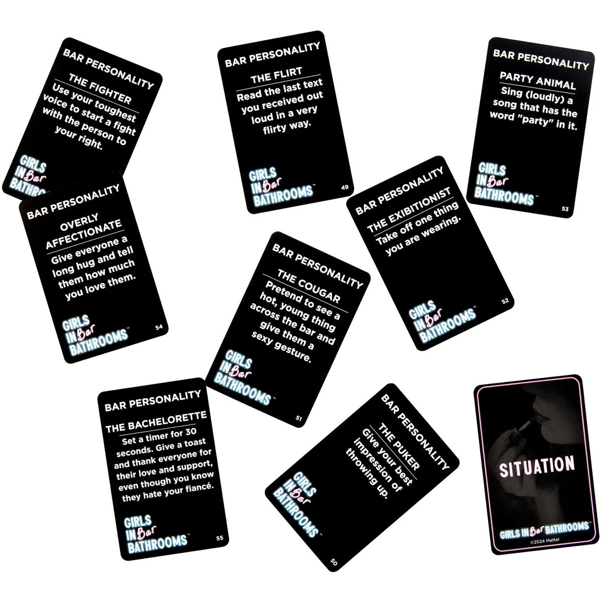 Mattel - Games - Girls in Bar Bathrooms Card Game