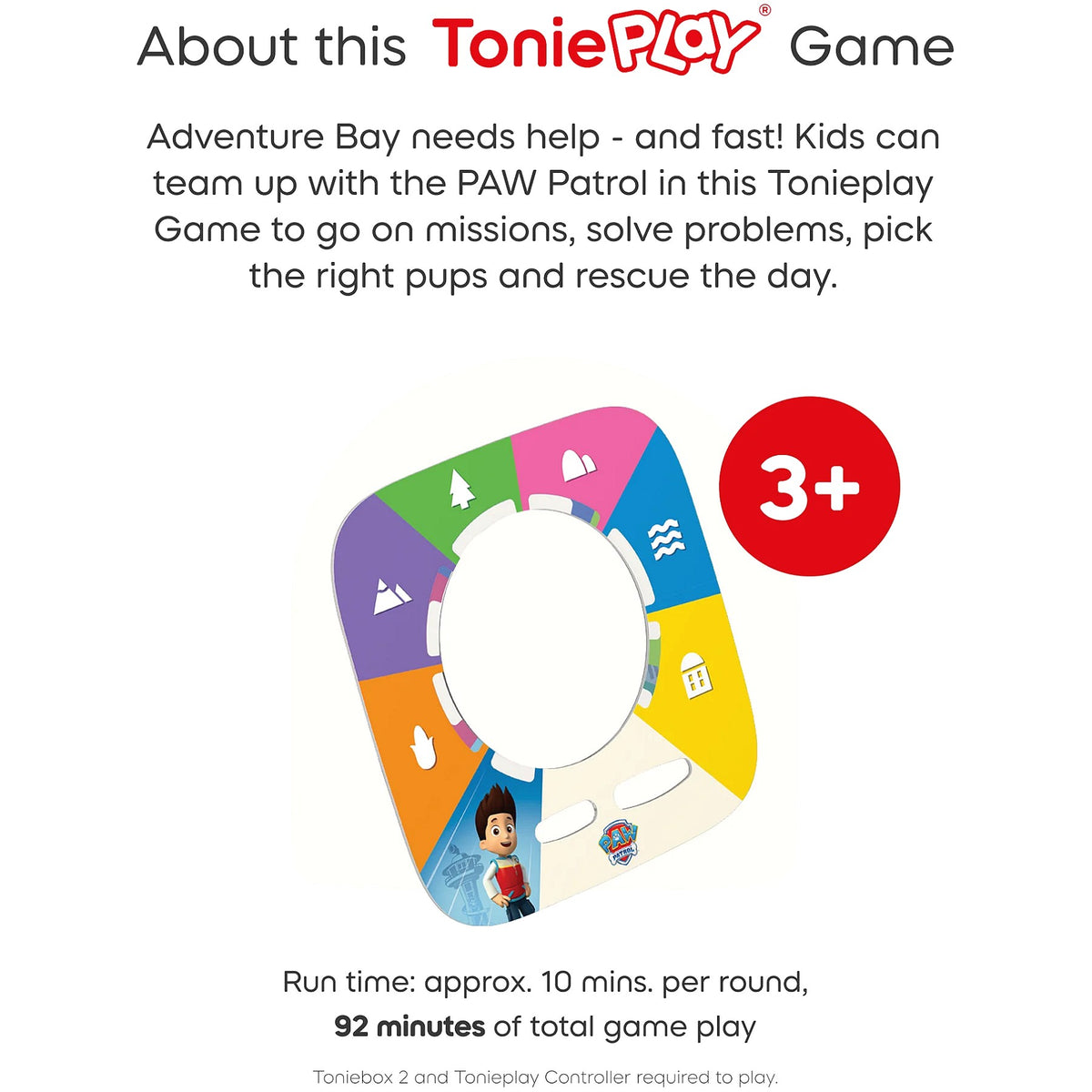 Tonies - Tonieplay PAW Patrol: Adventure Bay Rescue Heroes (Toniebox not Included)
