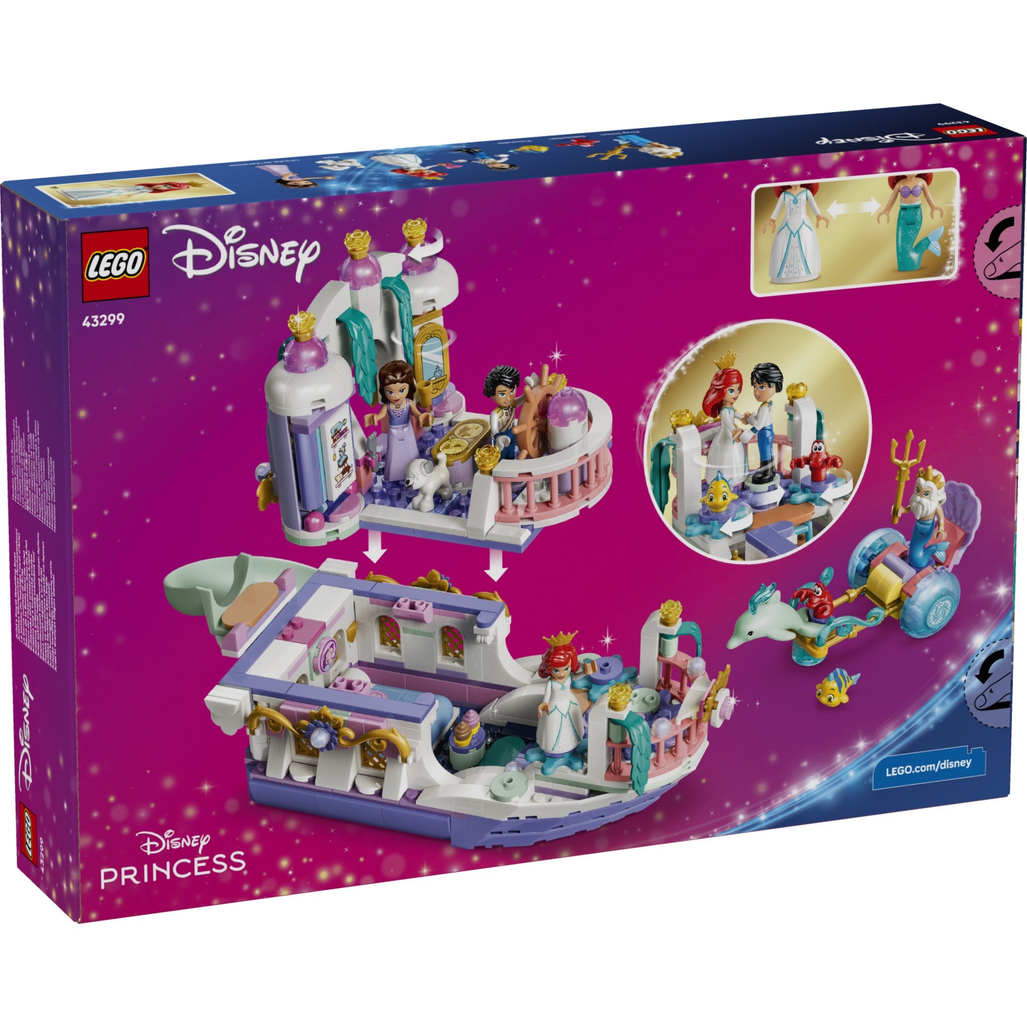 LEGO® 43299 Ariel's Royal Wedding Boat - Disney