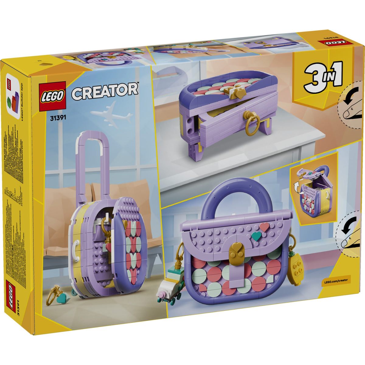 LEGO® 31391 Art Fashion Bag with Storage - Creator 3-in-1