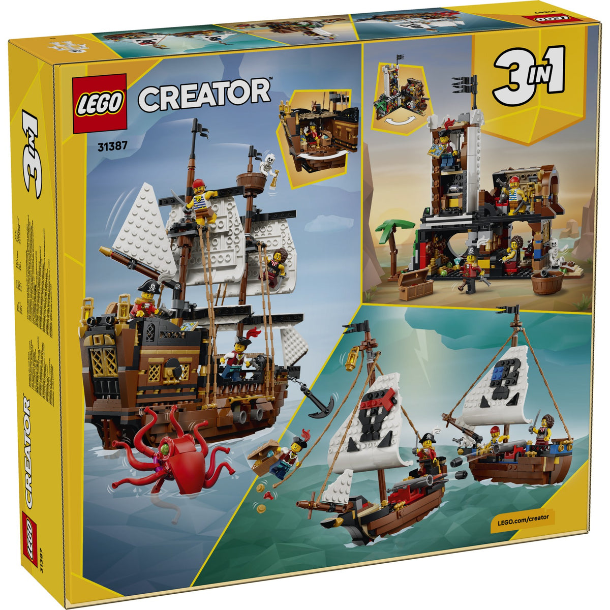 LEGO® 31387 Iconic Pirate Ship - Creator 3-in-1
