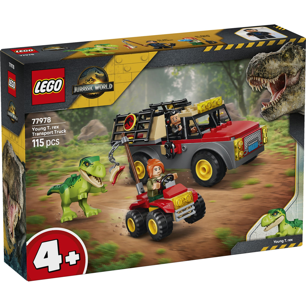 LEGO® 77978 Young T. rex Transport Truck - Jurassic World™ 4+