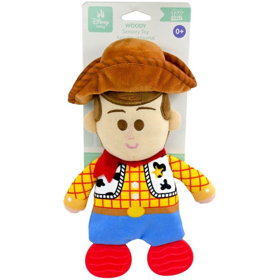 Disney Baby - - Toy Story Woody Sensory Toy with Teether Feet - Jasnor