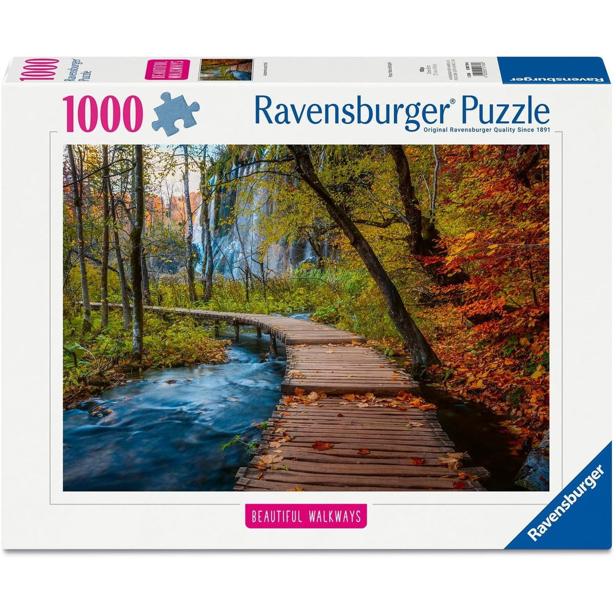Ravensburger - Beautiful Walkways Autumnal Wooden Trail Jigsaw Puzzle 1000 Pieces