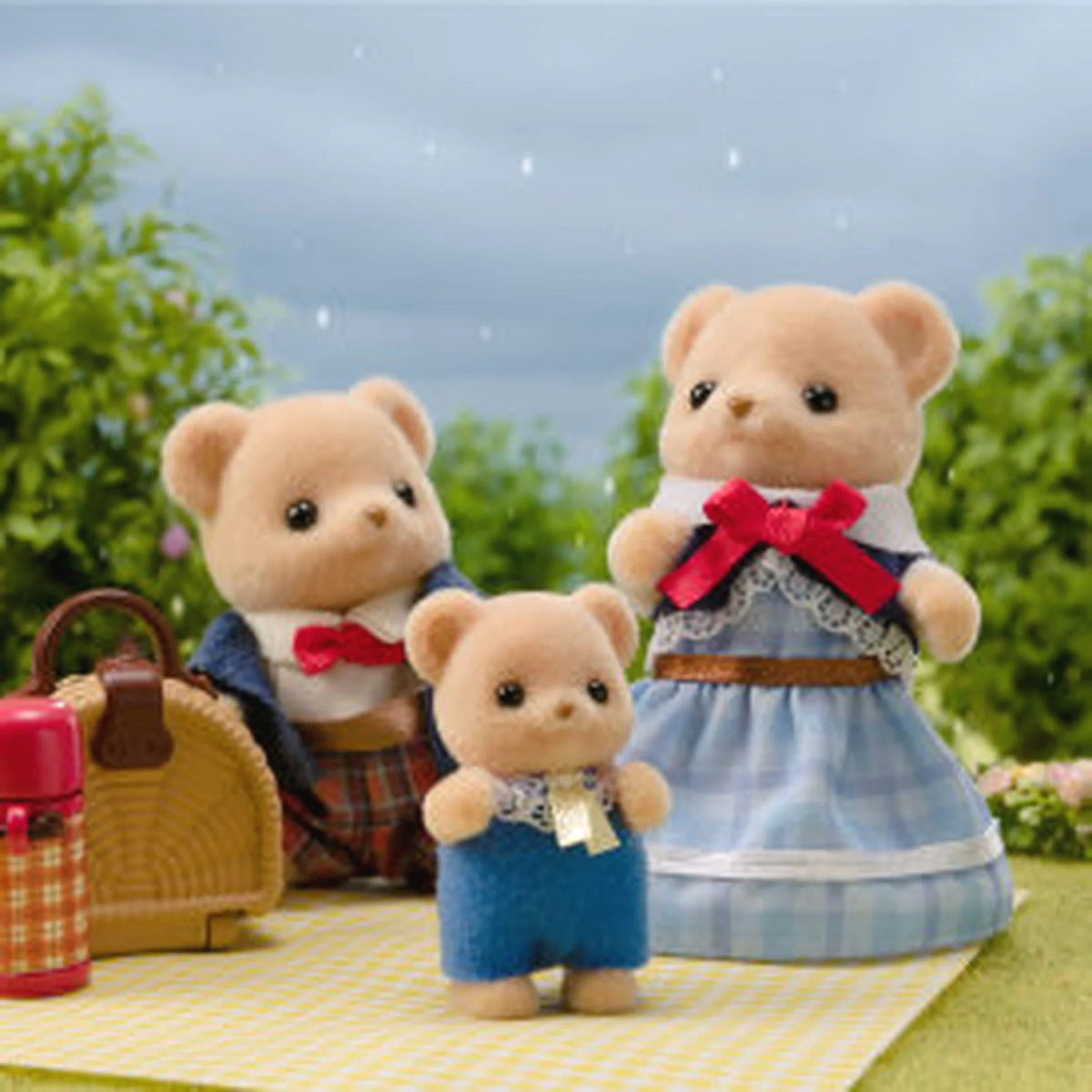 Sylvanian Families - Biscuit Bear Family Set