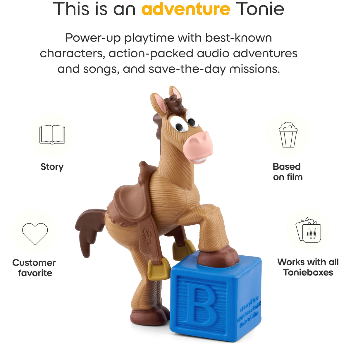 Tonies - Disney Pixar Toy Story 5: Bullseye Tonie Audio Character (Toniebox Not Included)