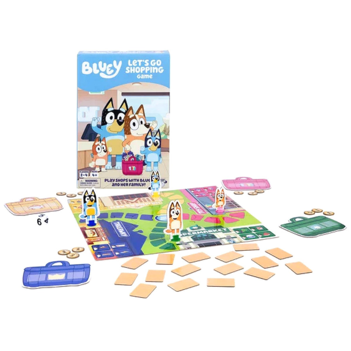 Bluey - Let's Go Shopping Game