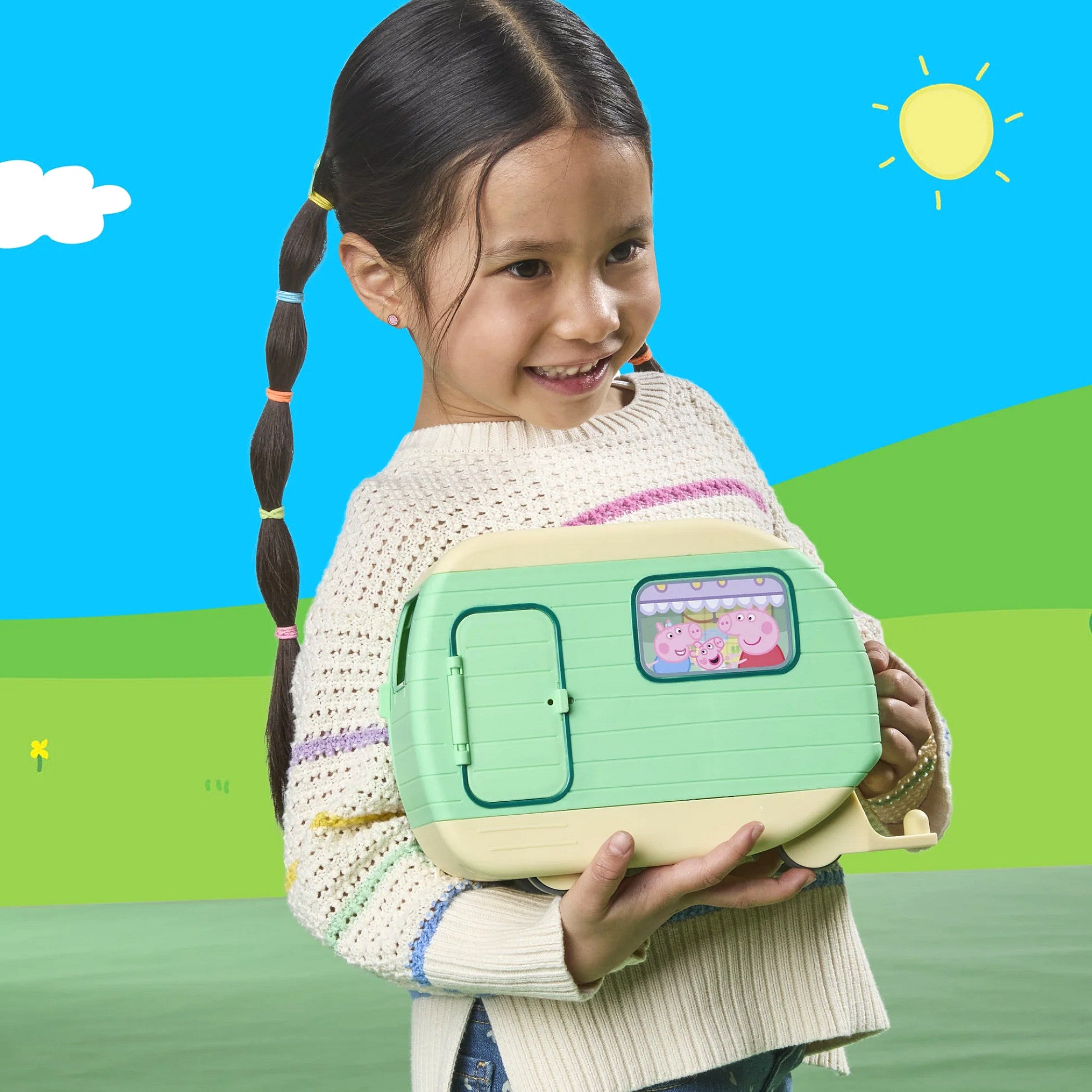 Peppa Pig - Three Little Piggies Caravan Playset - Hasbro