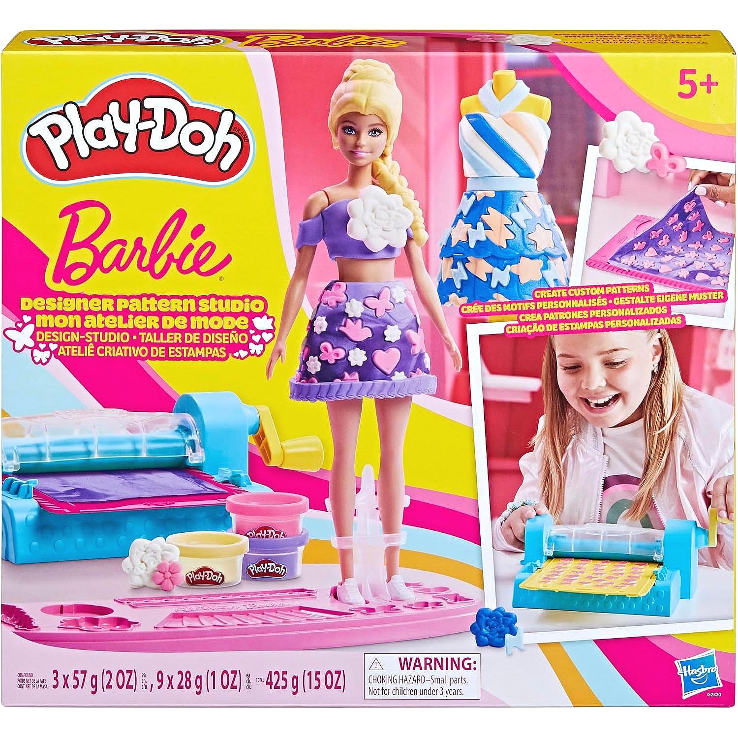 Play-Doh - Barbie Designer Pattern Studio Playset - Hasbro