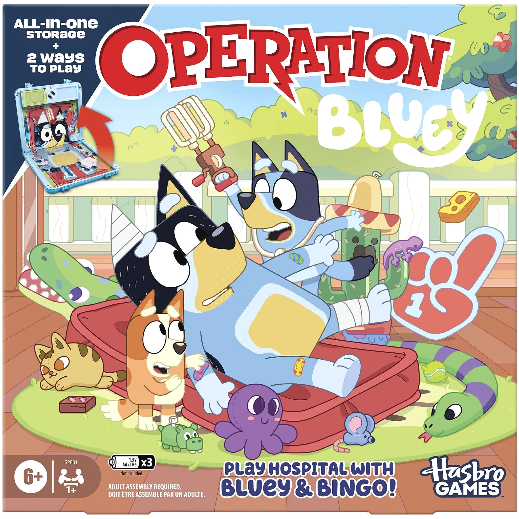 Hasbro GAMES - Operation Bluey Edition Game