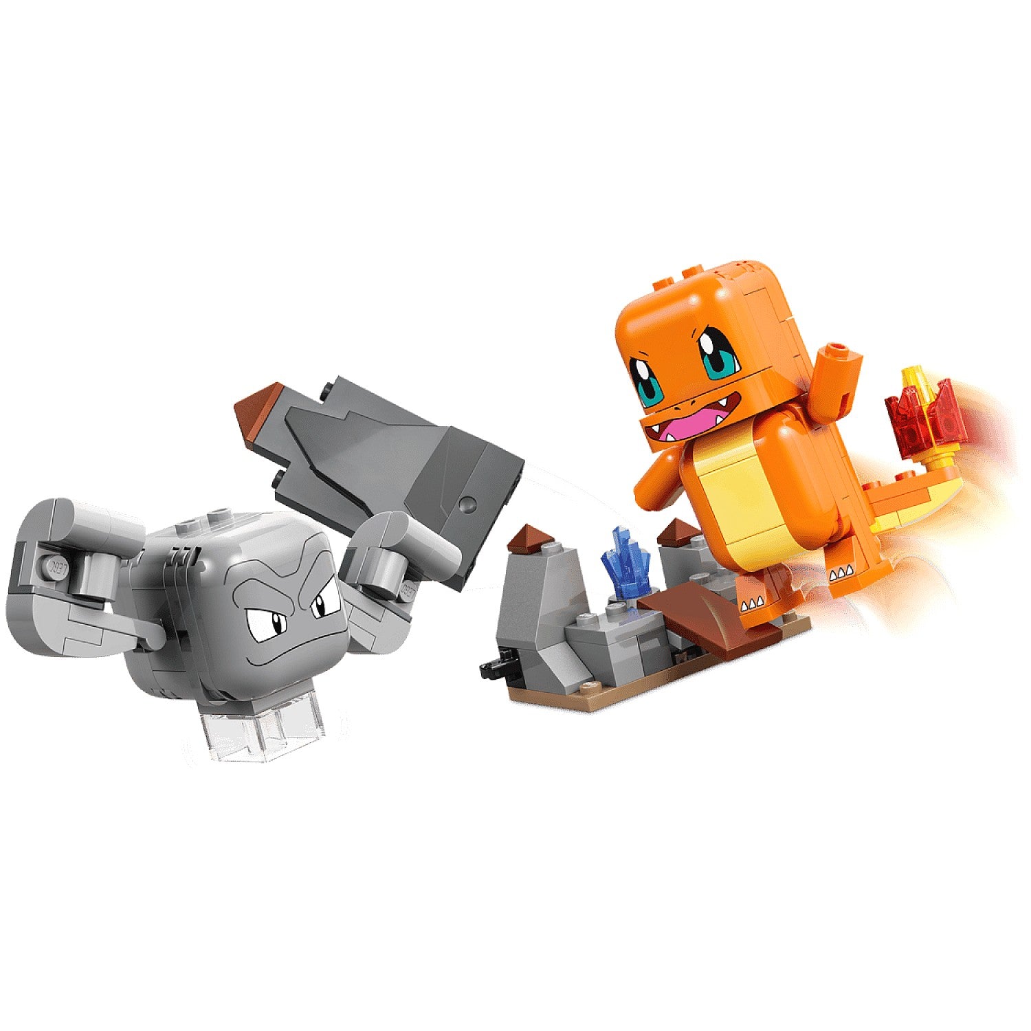 LEGO® 72157 SMART Play™ Compatible Charmander and Geodude's Cavern Clash - Pokémon™