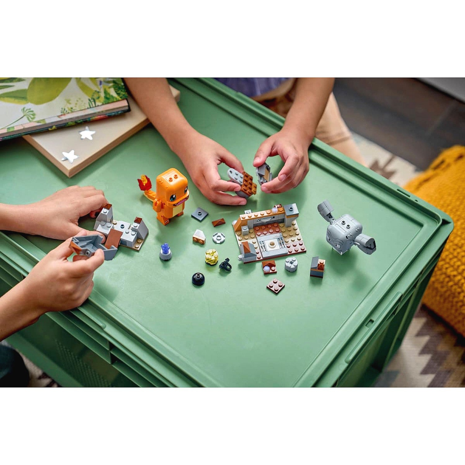 LEGO® 72157 SMART Play™ Compatible Charmander and Geodude's Cavern Clash - Pokémon™