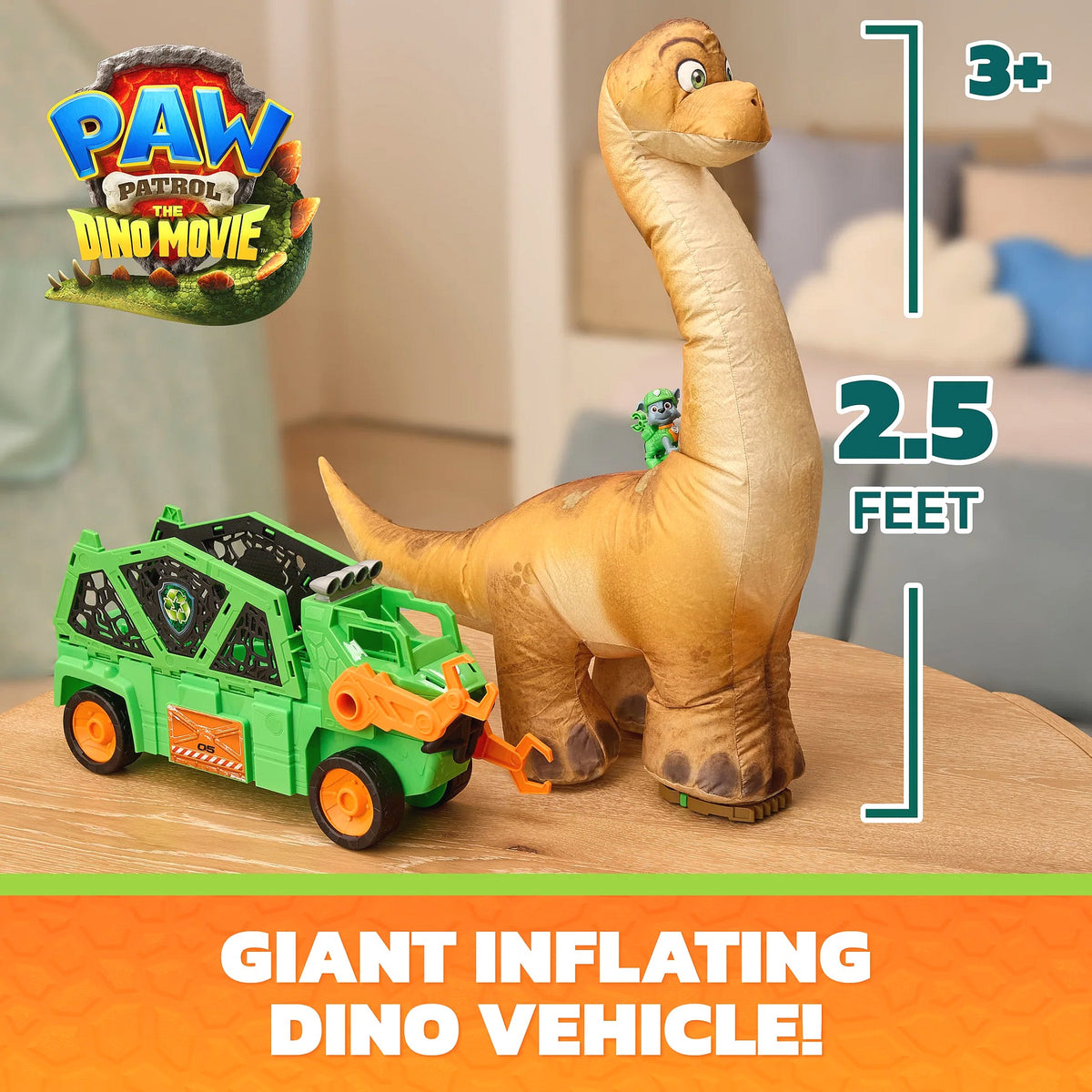 Paw Patrol - The Dino Movie Megasaurus Dino Vehicle - Spin Master