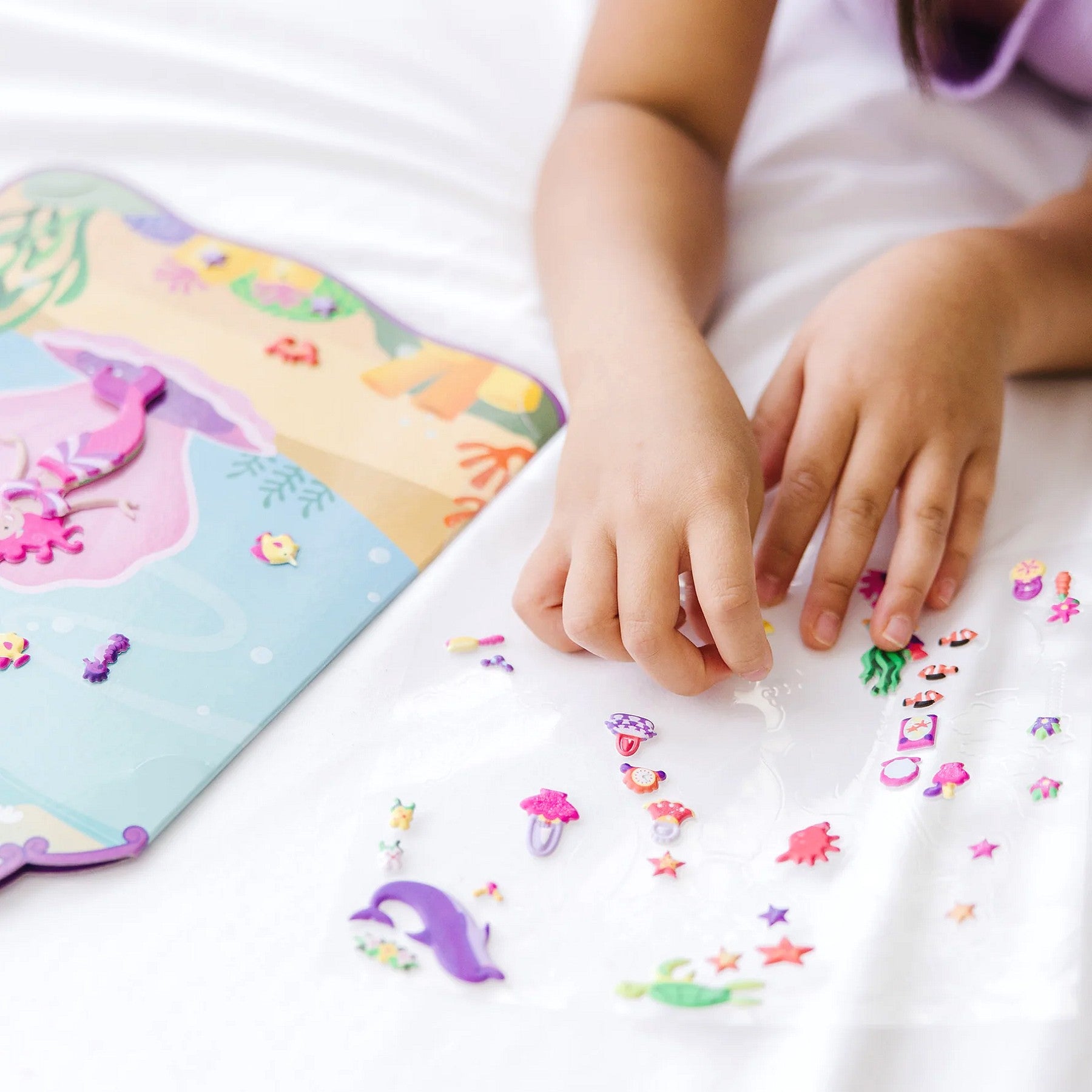 Melissa & Doug - Mermaid Puffy Sticker Play Set with 65 Reusable Stickers