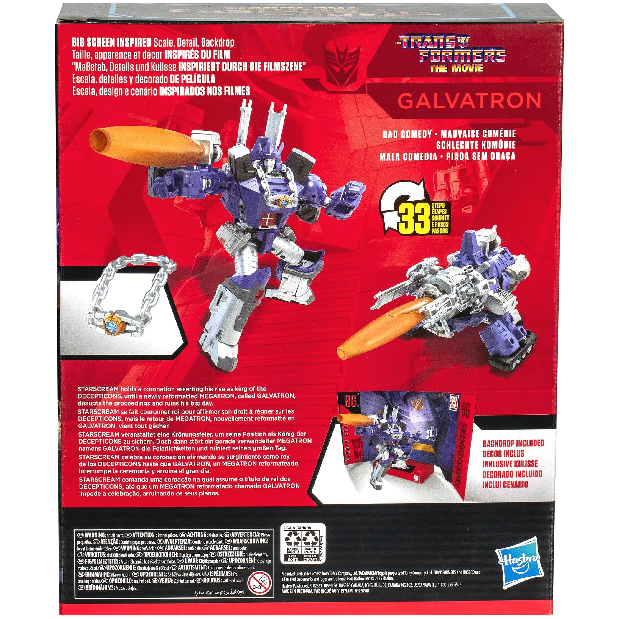 Transformers - Studio Series Leader Class Transformers The Movie 86-31 Galvatron - Hasbro