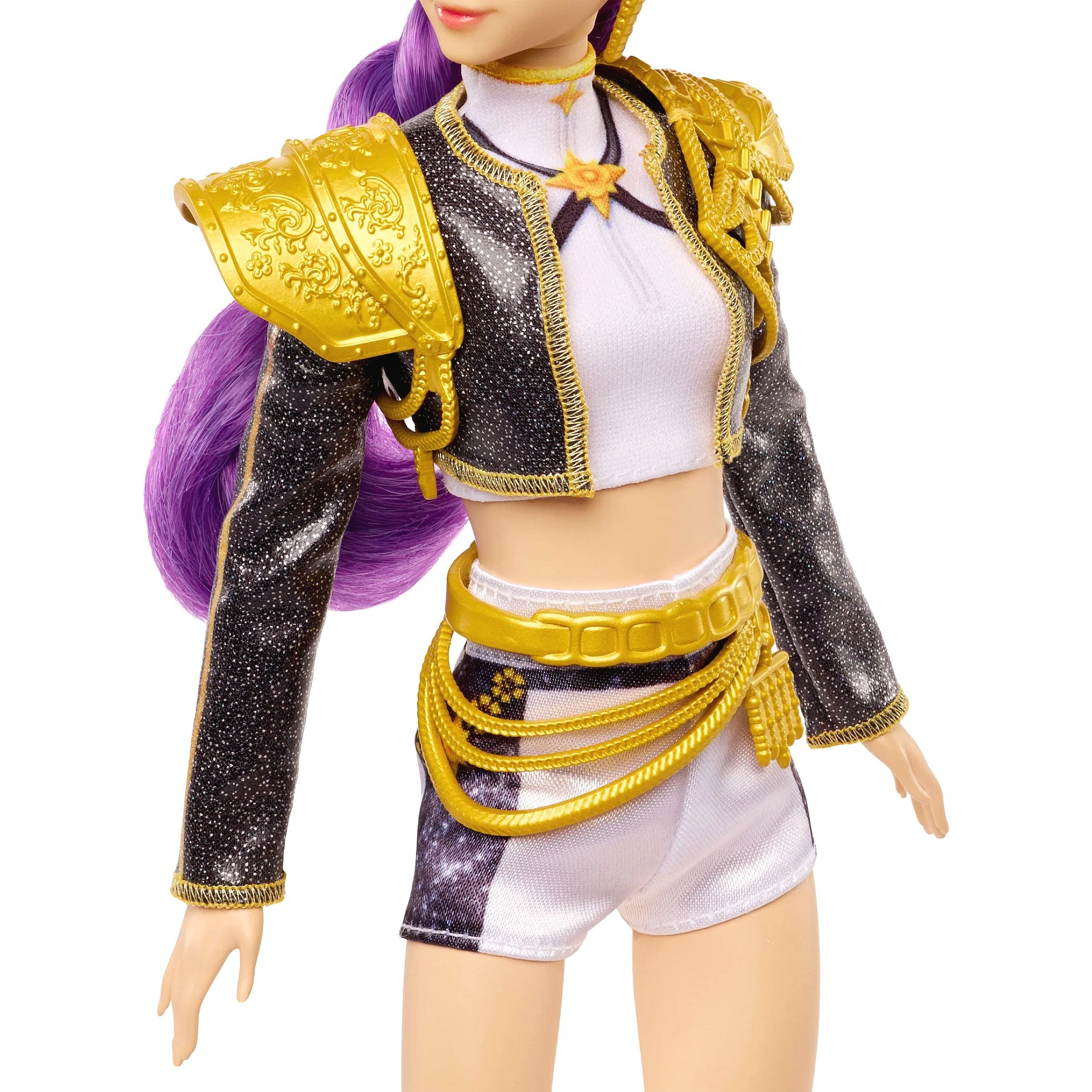 KPop Demon Hunters - HUNTR/X Rumi Singing Golden Fashion Doll - Mattel