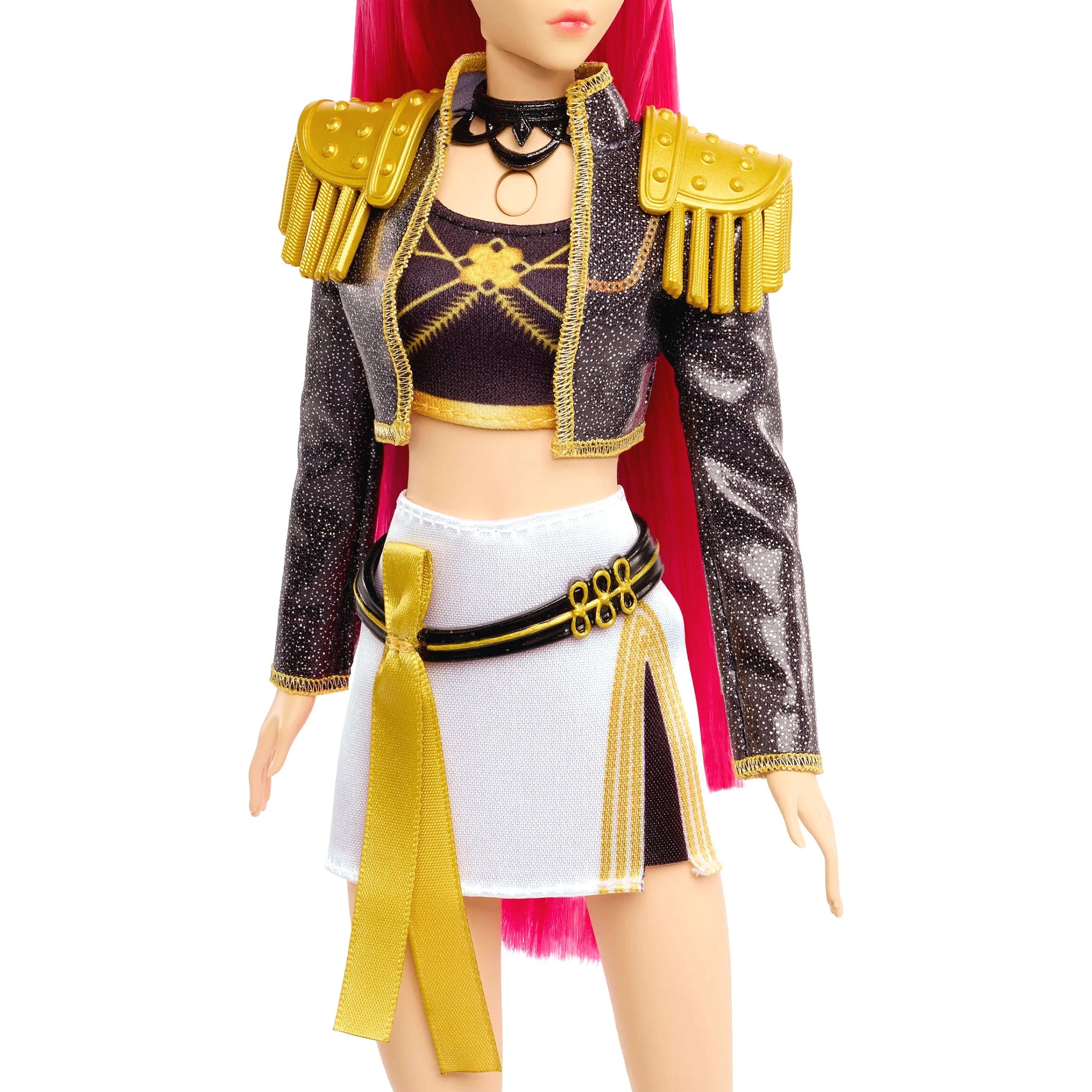 KPop Demon Hunters - HUNTR/X Mira Singing Golden Fashion Doll - Mattel