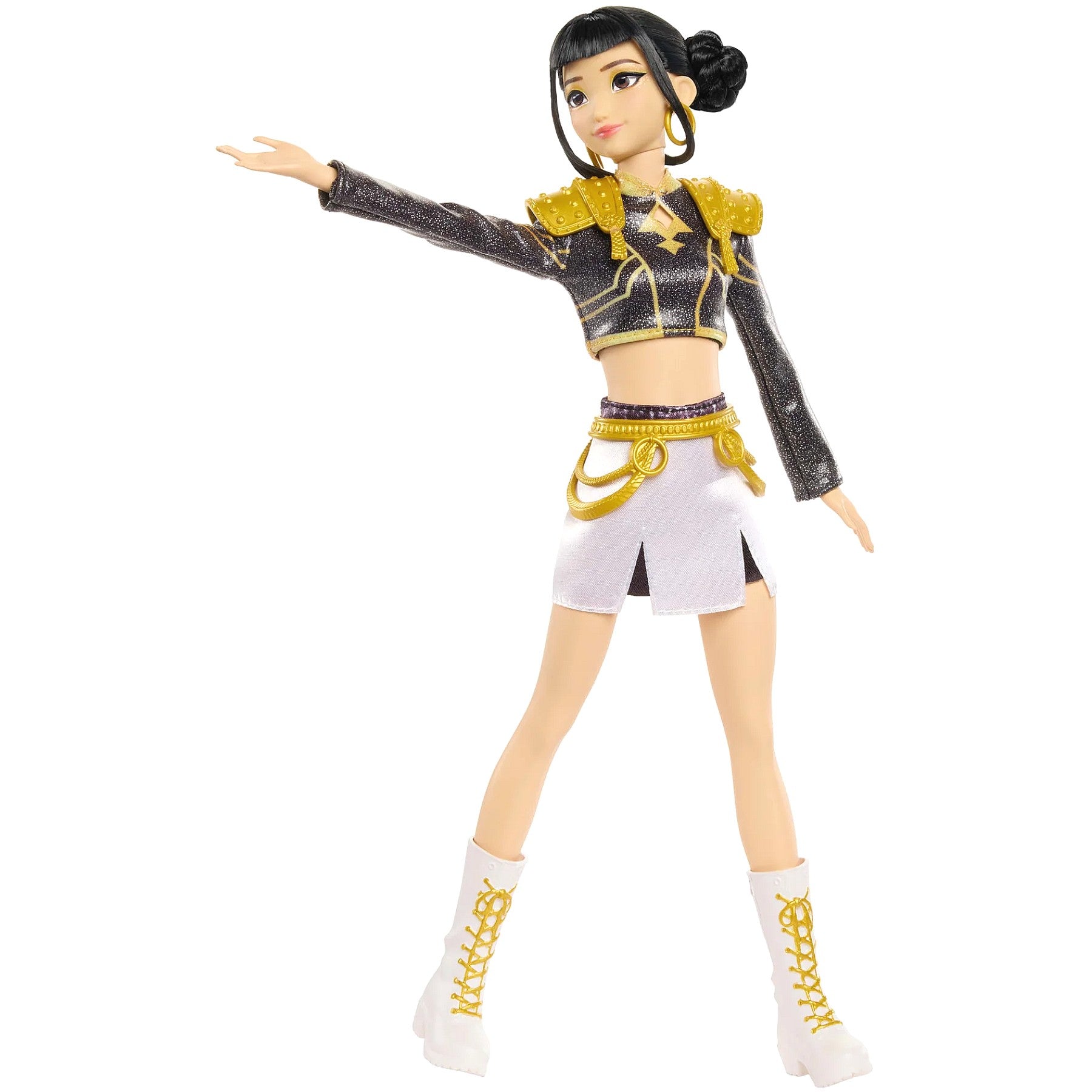 KPop Demon Hunters - HUNTR/X Zoey Singing Golden Fashion Doll - Mattel