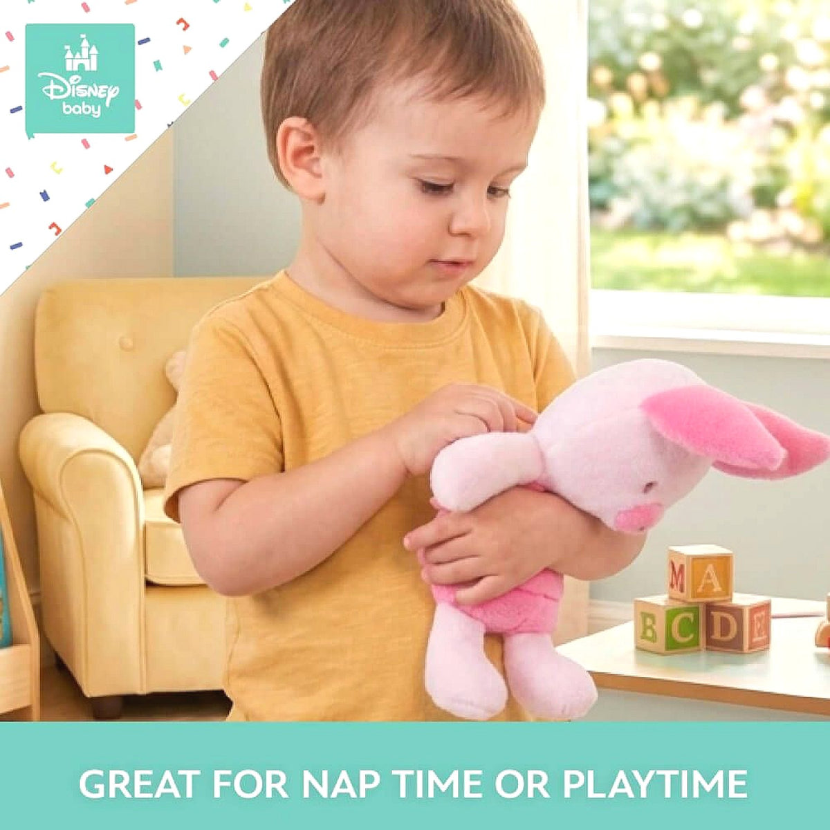 Disney Baby - Winnie The Pooh Piglet Cuddle Pal Plush