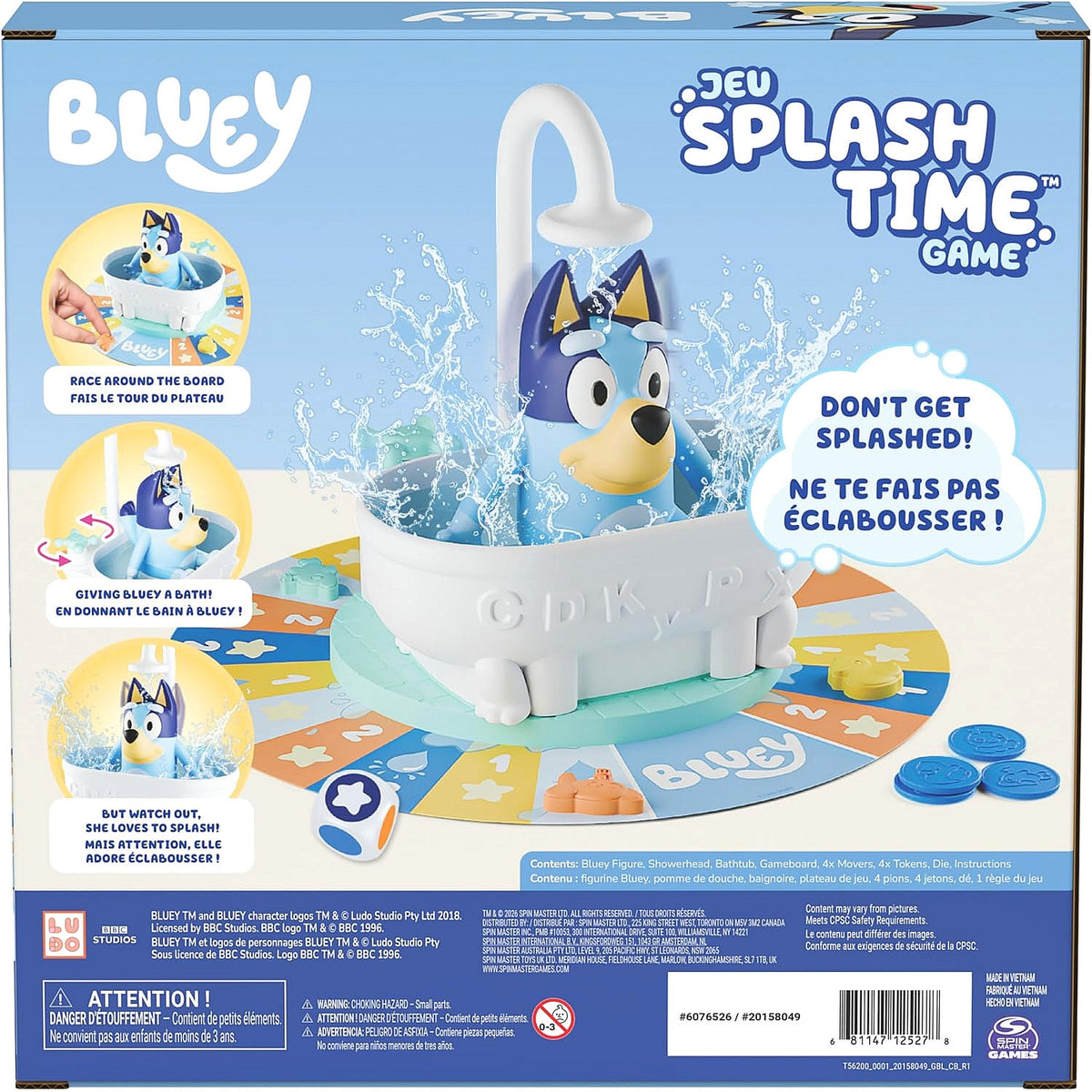 Bluey - Splash Time Game - Spin Master