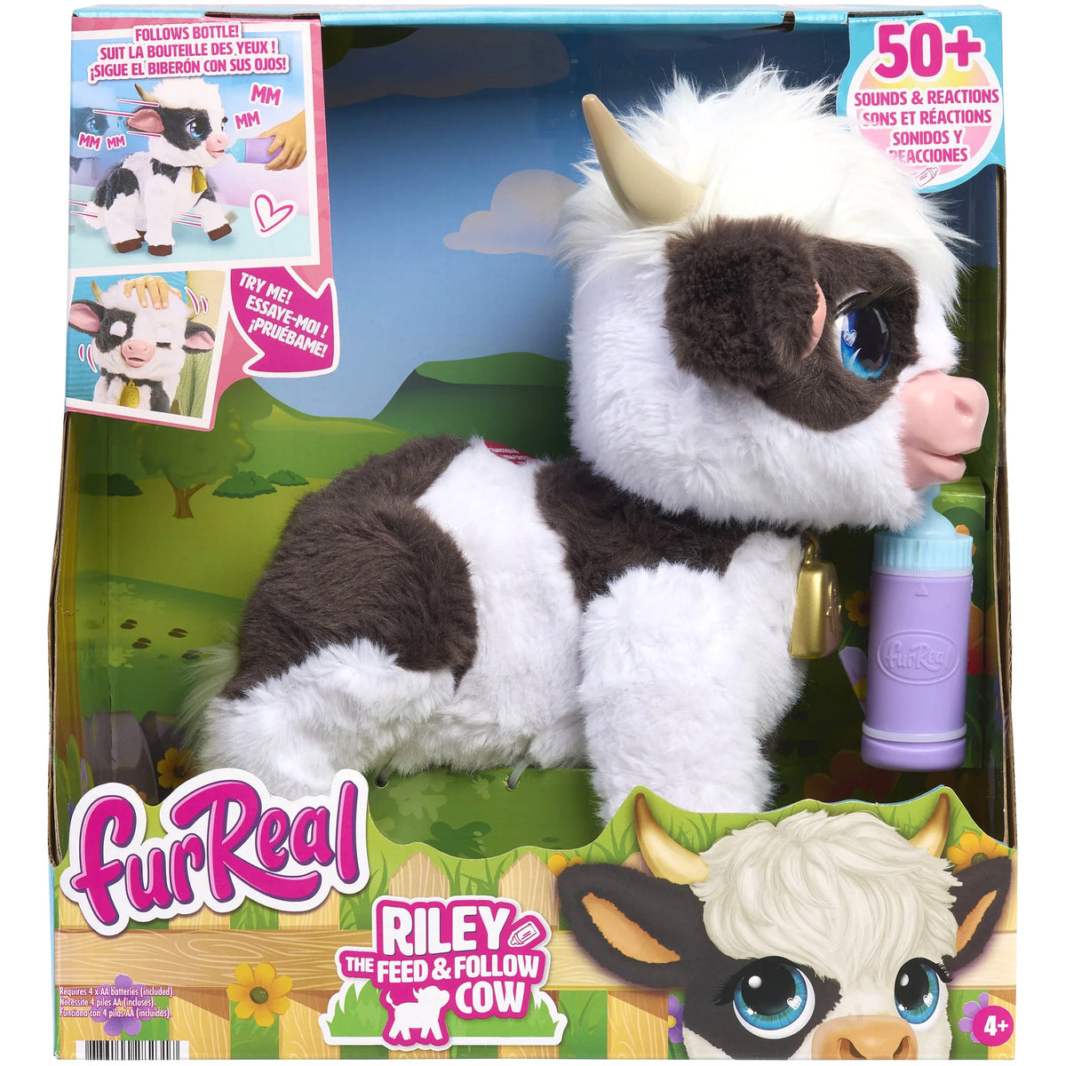 FurReal - Riley the Feed & Follow Cow Interactive Plush