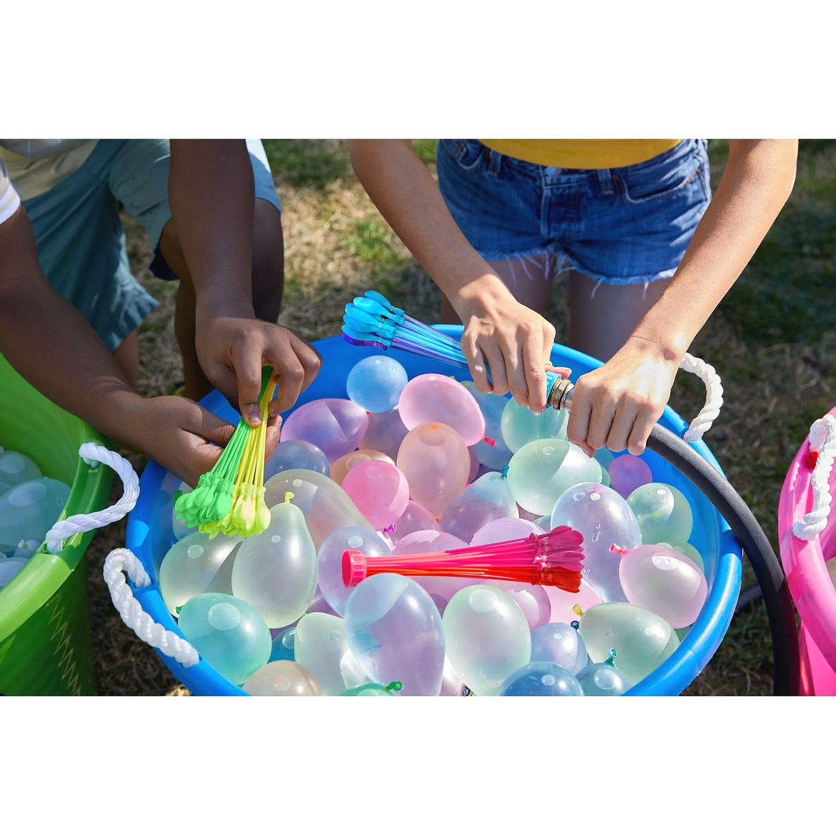 Zuru - Bunch O Balloons Launcher with 100 Balloons - Tropical Party
