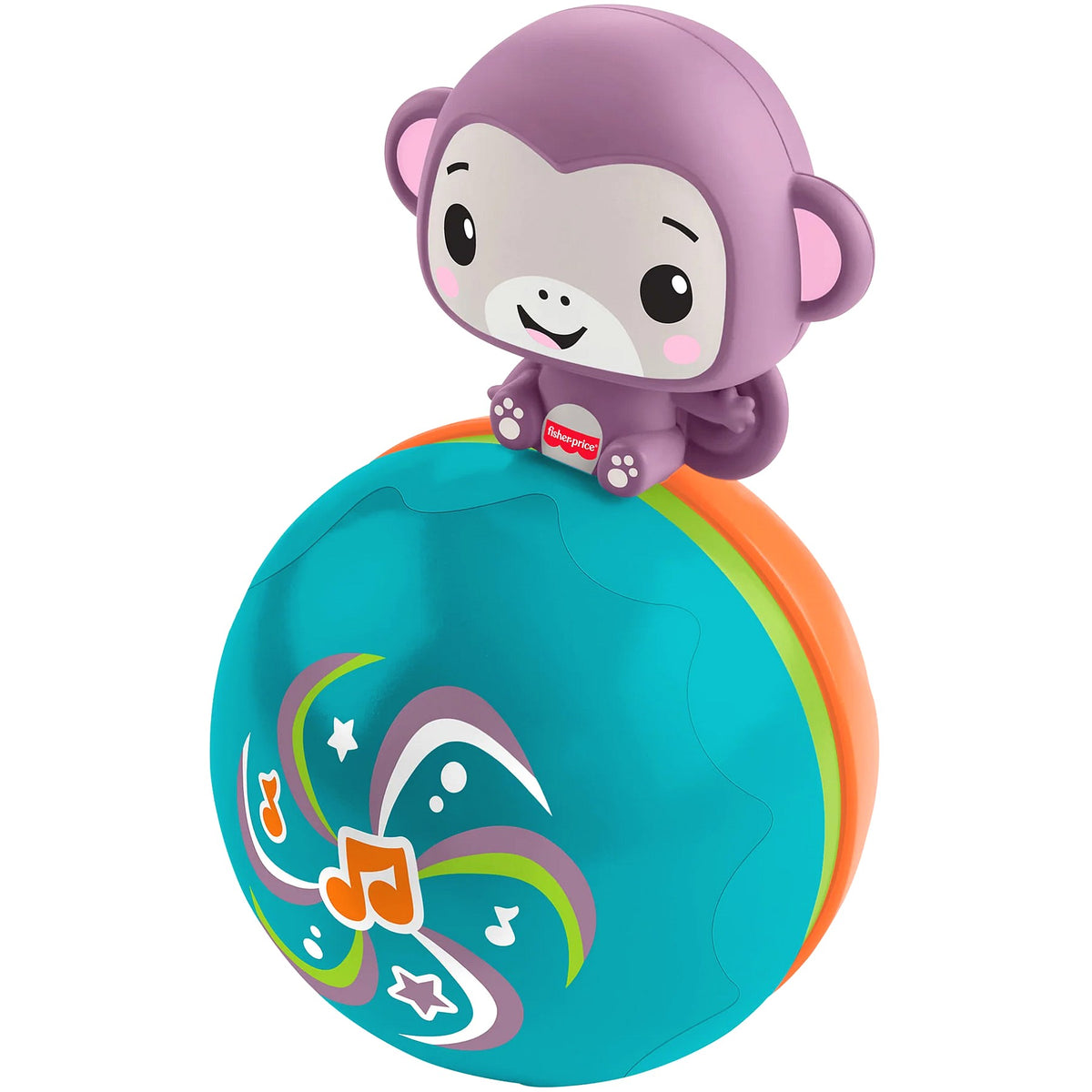Fisher-Price - Crawling Musical Purple Monkey - Mattel