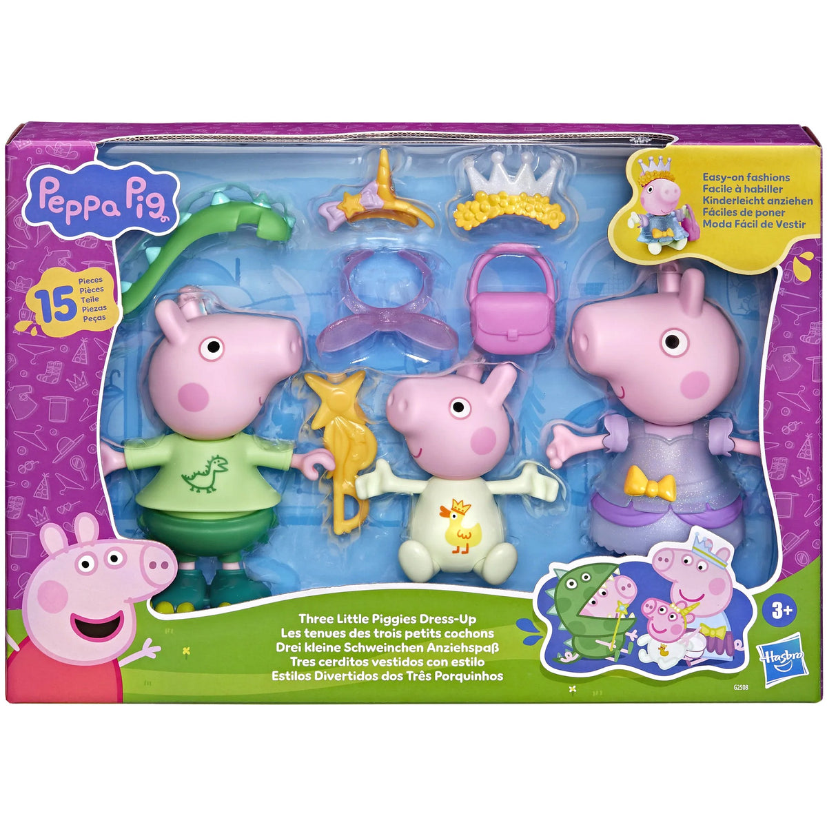 Peppa Pig - Three Little Piggies Dress Up Set - Hasbro