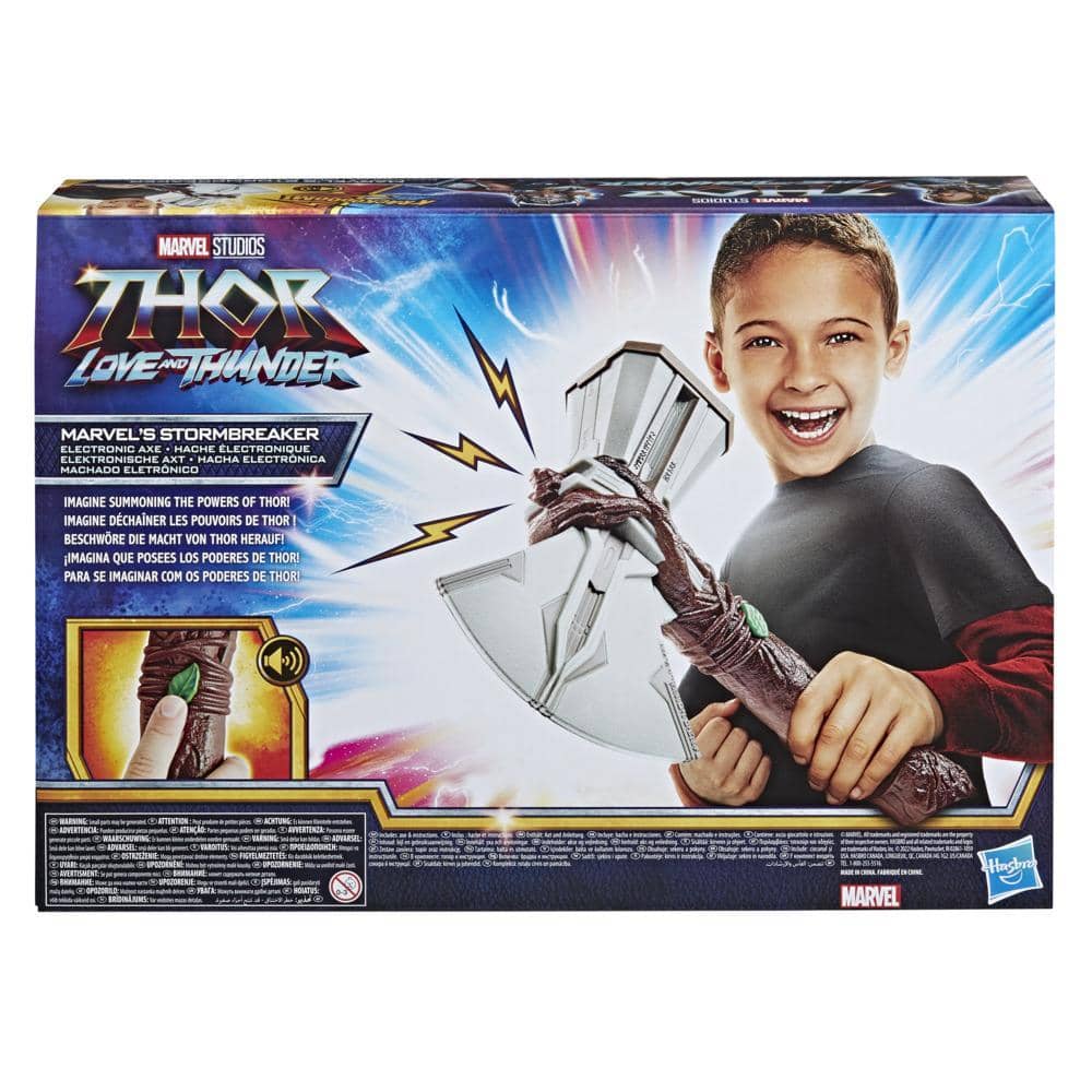 Marvel - Studios Thor Love And Thunder Marvels Stormbreaker Electronic Axe Roleplay Toy With Sfx For Kids Ages 5 And Up Hasbro
