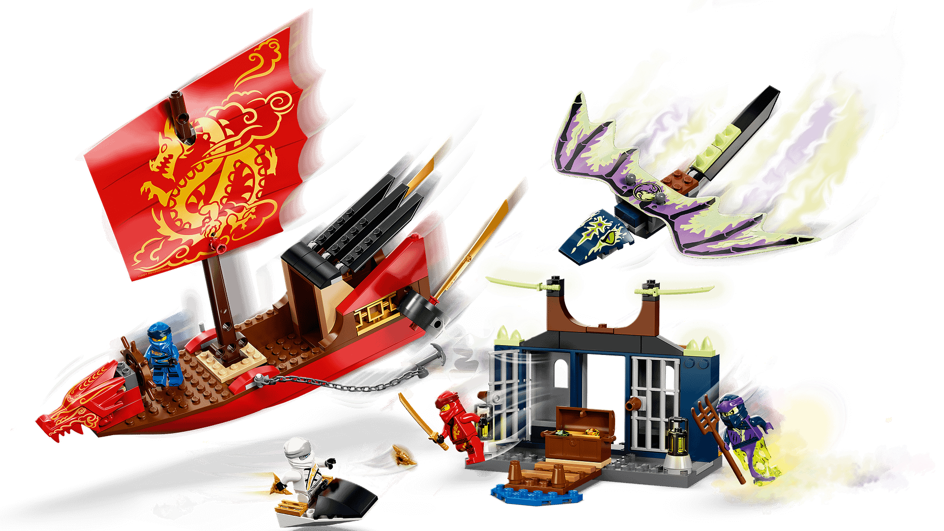 LEGO 71749 Final Flight of Destiny's Bounty - Ninjago 4+