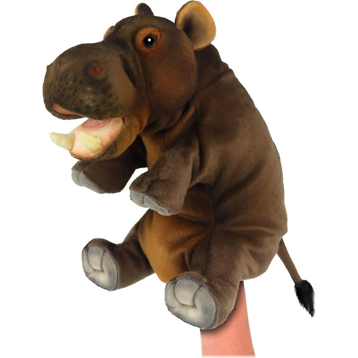 Hansa - Hippo Hand Puppet 26cm Plush