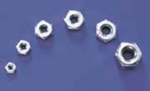 DUBRO - 3.0MM STEEL HEX NUTS 2105
