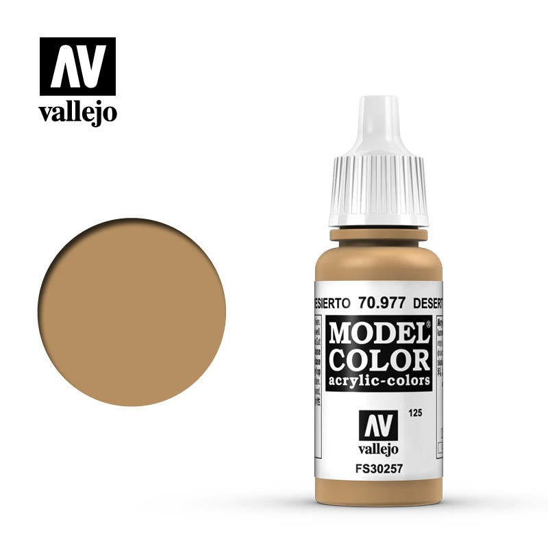 VALLEJO MODEL COLOR DESERT YELLOW 17ML AV70977