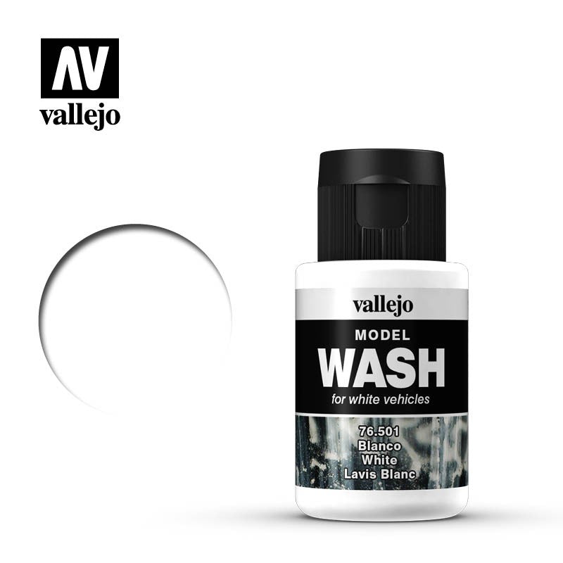 VALLEJO MODEL WASH WHITE 35ML 76501 35ML