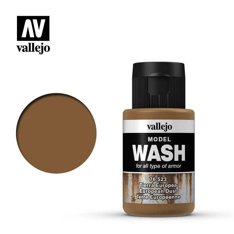 VALLEJO MODEL WASH EUROPEAN DUST 76523 35ML