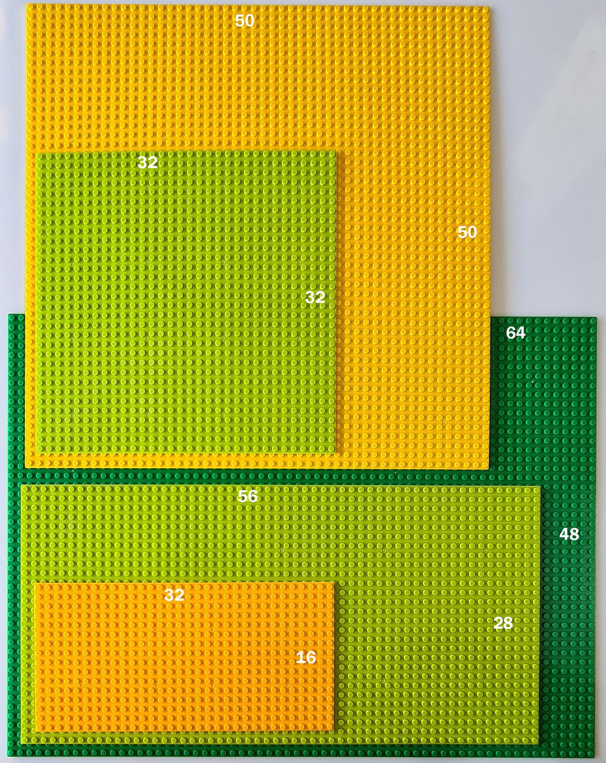BASEPLATE Right Curve 32x32 Studs Generic Brand