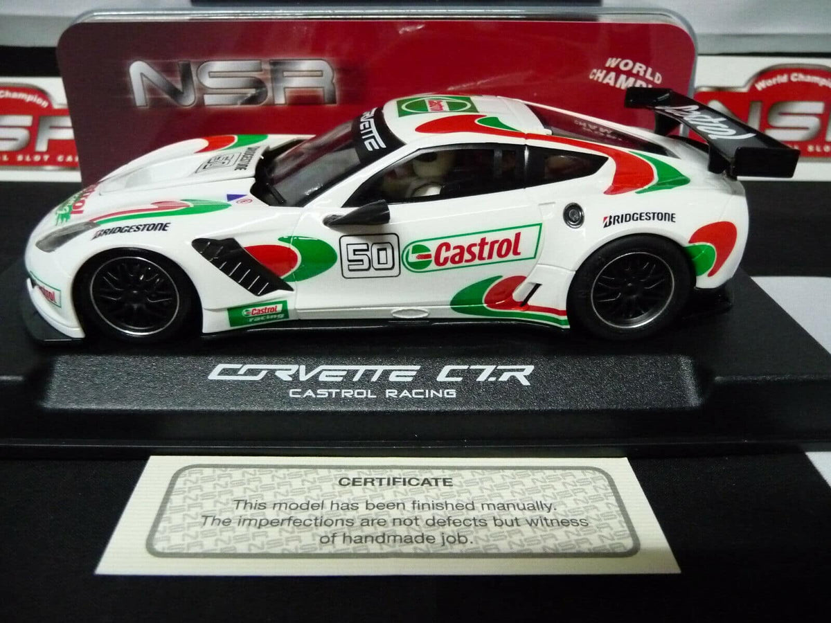 NSR - 1:32 0108SW CORVETTE C7R CASTROL RACING NO.50 SLOT CAR ALSO SUITS SCALEXTRIC/CARRERA