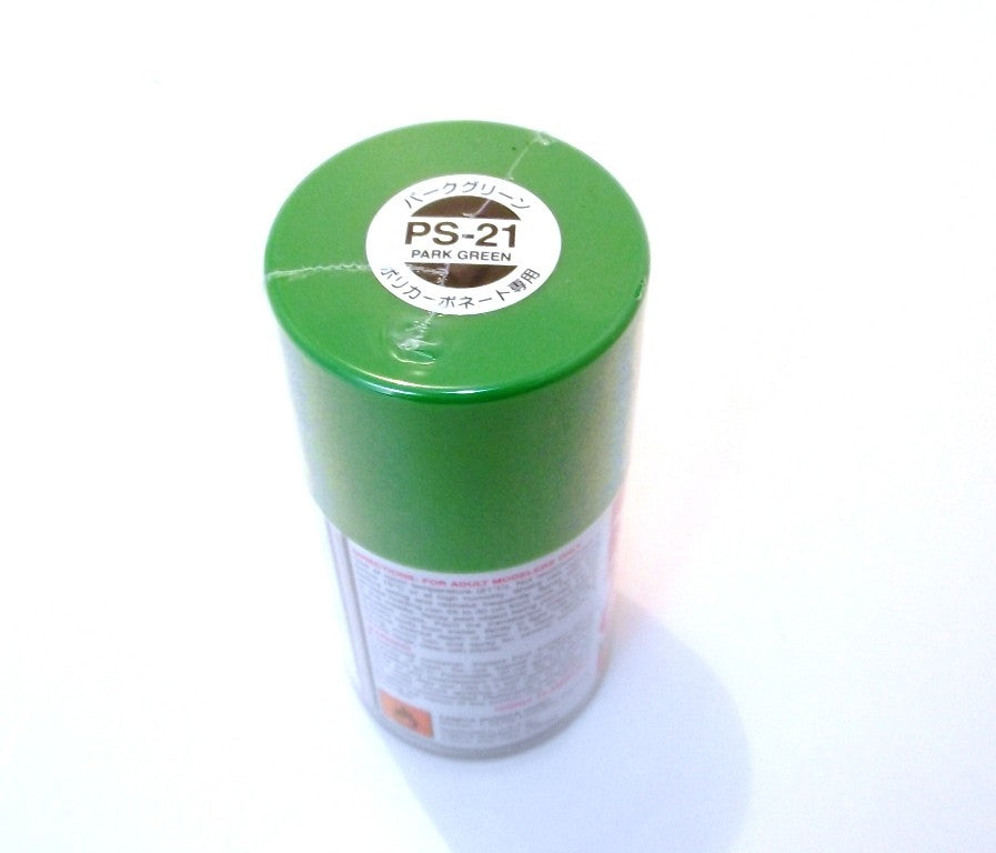 PS-21 TAMIYA POLYCARBONATE SPRAY PAINT PARK GREEN