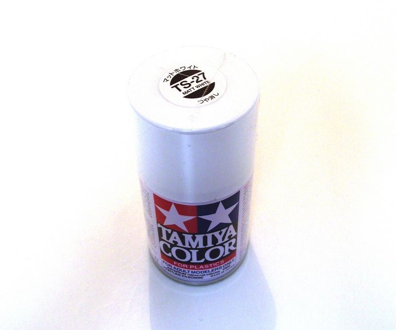 TS-27 TAMIYA ACRYLIC SPRAY PAINT MATT WHITE