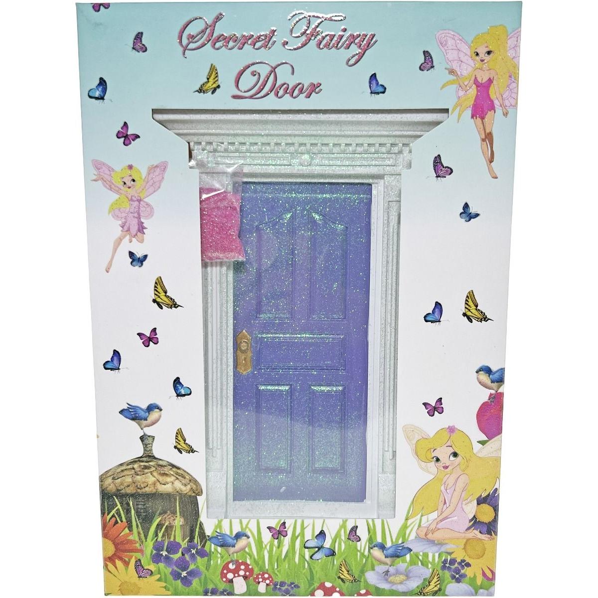 Cotton Candy - Purple Glitter Secret Fairy Door