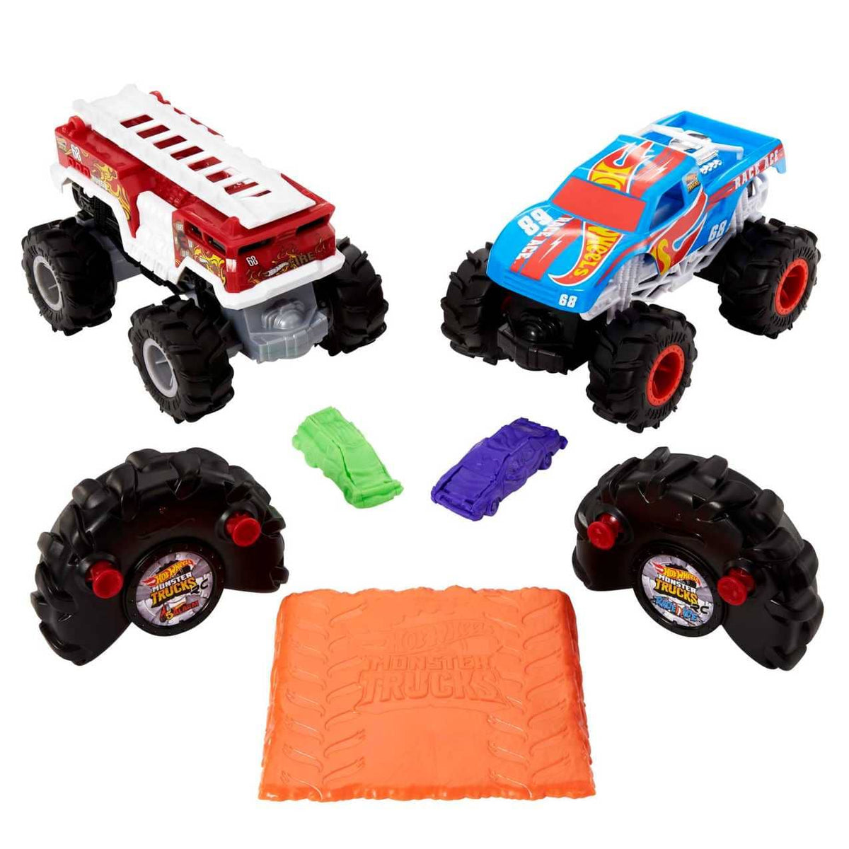 Hot Wheels - Rc Monster Trucks Demolition Doubles Rc 2 Pack
